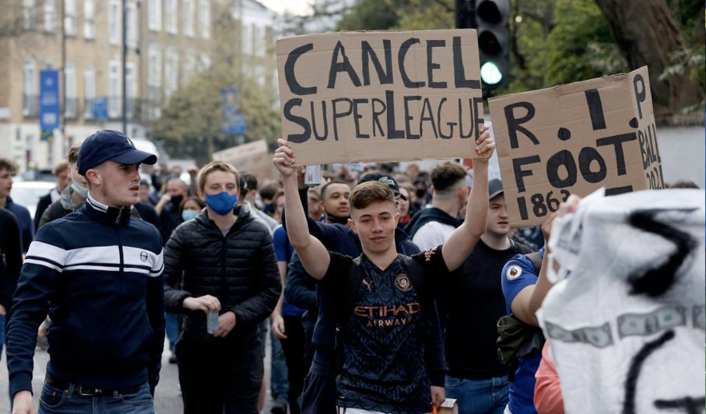 super league protest