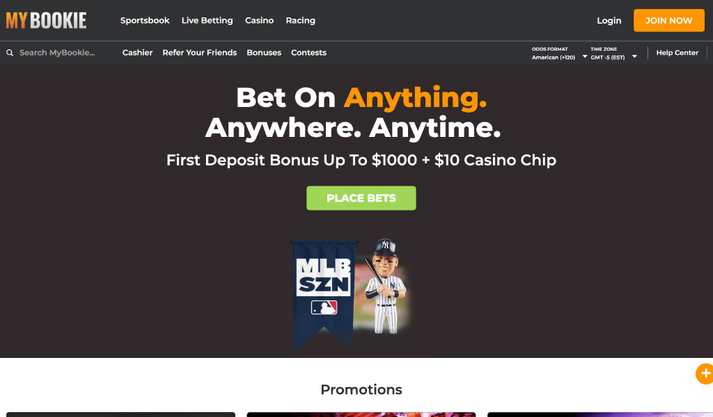 MyBookie Website Preview