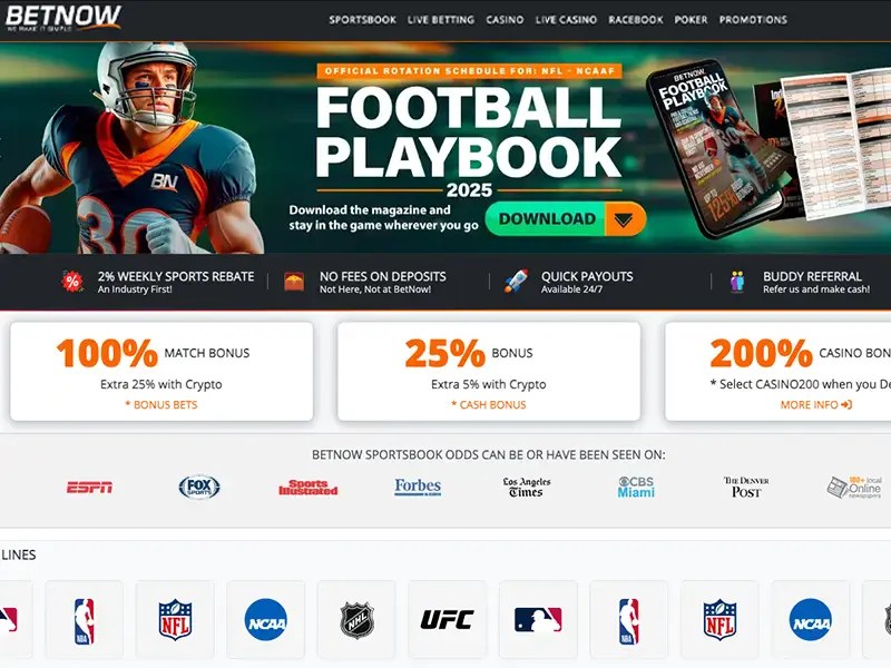BetNow Website Preview