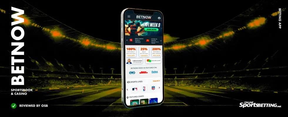 BetNow-sportsbook-mobile-app-shown-on-a-phone-over-a-dark-stadium-background-—-US-friendly-online-betting-operator