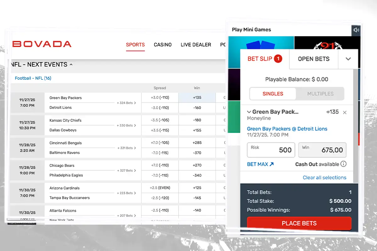 Bovada-NFL-betting-odds-page-with-moneylines-totals-and-spreads-displayed