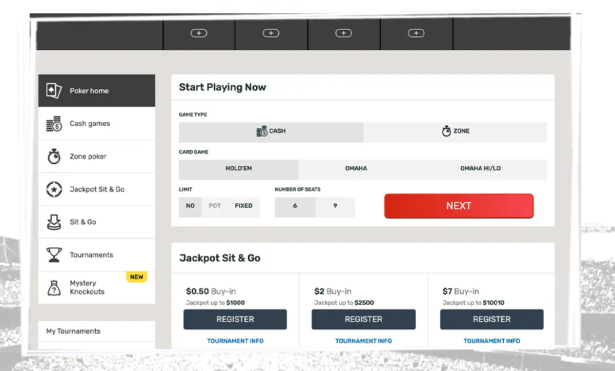 Bovada-poker-page-with-buy-in-options-and-tournament-formats_