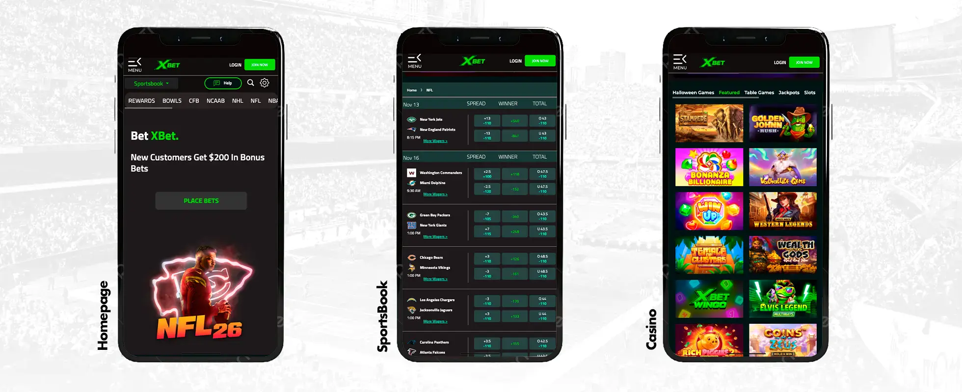 example of Michigan mobile betting interface on Xbet