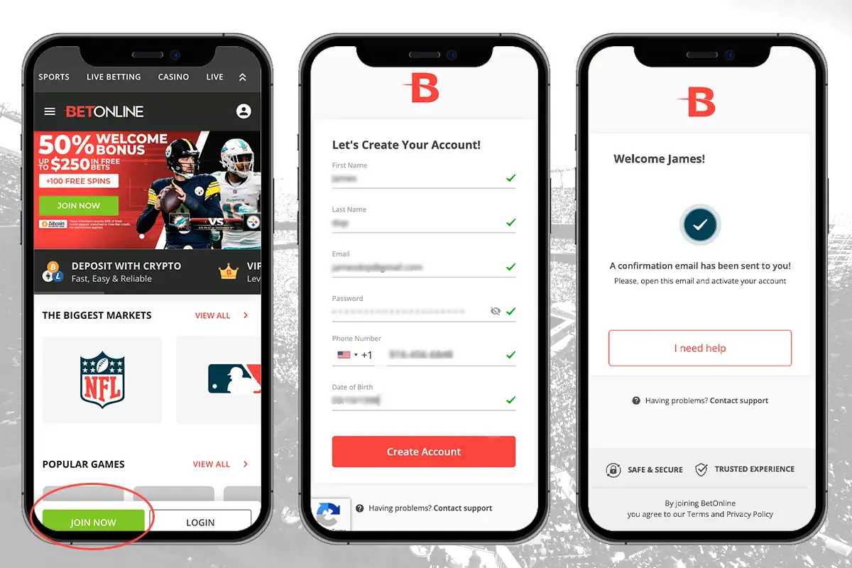 Bet-Online-mobile-sign-up-process-step-by-step