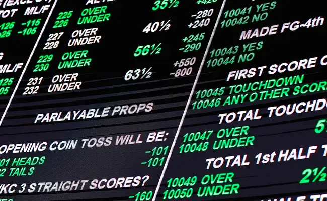 A-digital-board-showing-live-sports-betting-odds