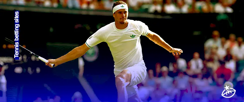 Tennis-player-celebrating-after-winning-a-point-on-a-grass-court