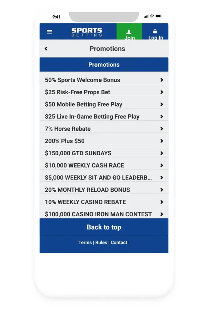 Sportsbetting.ag-Promotions-mobile-screenshot