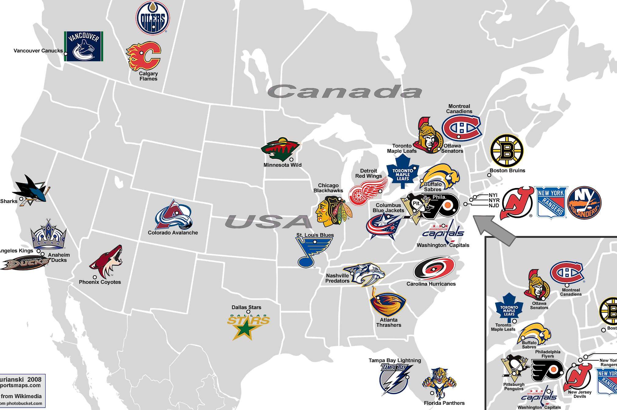 nhl east